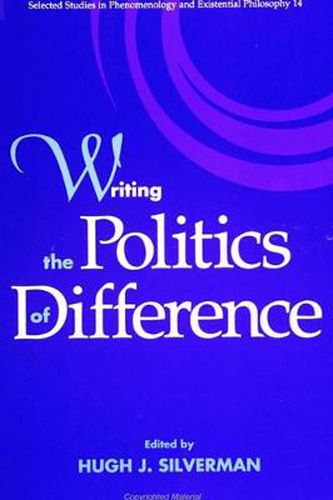 Cover image for Writing the Politics of Difference