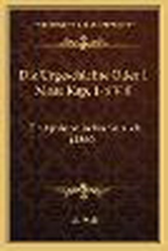 Die Urgeschichte Oder 1 Mose Kap. 1-6 V 8: Ein Apologetischer Versuch (1860)