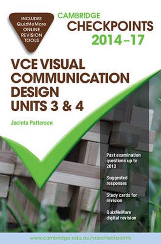 Cover image for Cambridge Checkpoints VCE Visual Communication Design Units 3 and 4 2014-16