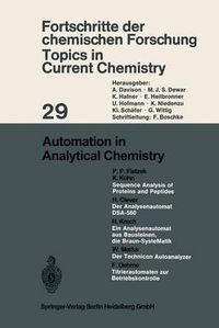 Cover image for Automation in Analytical Chemistry