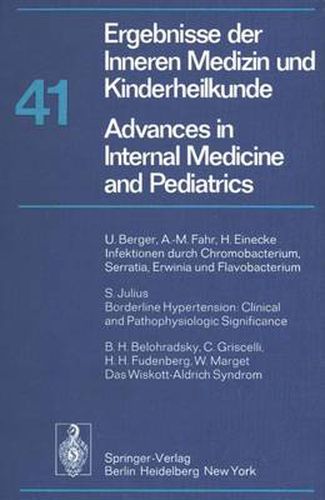 Ergebnisse der Inneren Medizin und Kinderheilkunde / Advances in Internal Medicine and Pediatrics