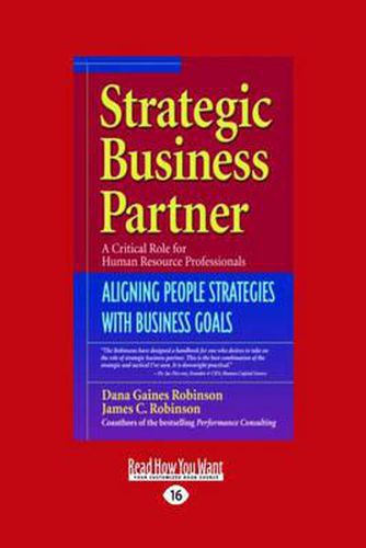 Cover image for Strategic Business Partner: Aligning People Strategies with Business Goals