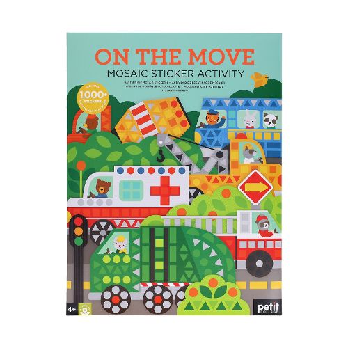 Cover image for Mosaic Sticker Activity: On the Move