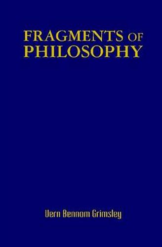 Cover image for Fragments of Philosophy