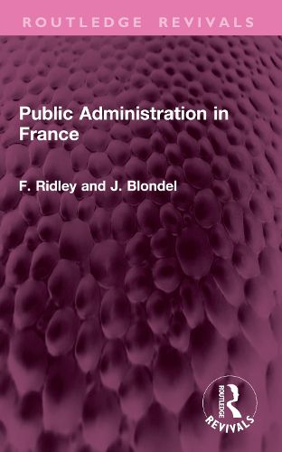Cover image for Public Administration in France