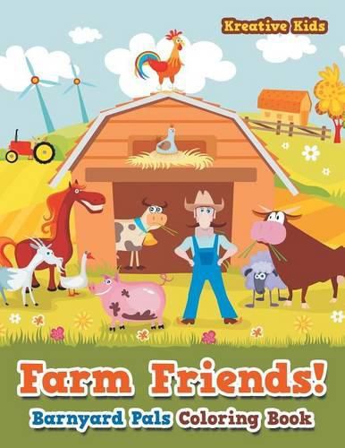 Cover image for Farm Friends! Barnyard Pals Coloring Book