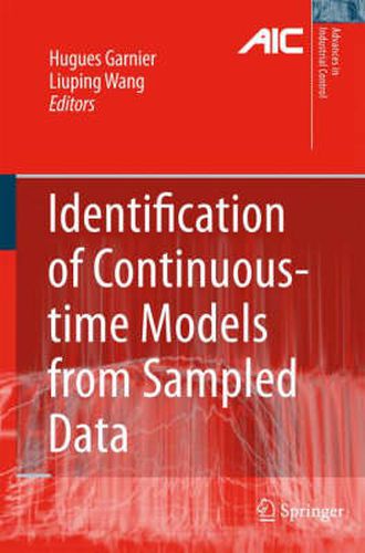 Cover image for Identification of Continuous-time Models from Sampled Data