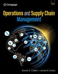 Cover image for Operations and Supply Chain Management