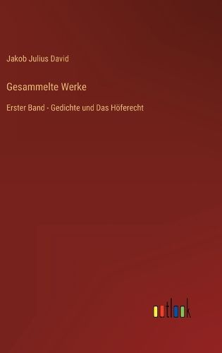 Cover image for Gesammelte Werke