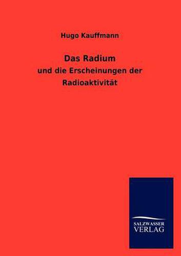 Cover image for Das Radium
