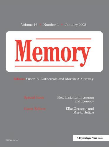 New Insights in Trauma and Memory: A Special Issue of Memory