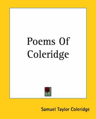 Cover image for Poems Of Coleridge