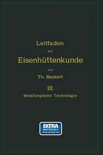 Cover image for Metallurgische Technologie