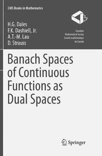 Cover image for Banach Spaces of Continuous Functions as Dual Spaces