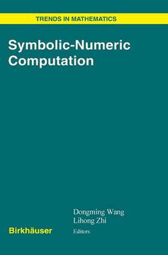 Cover image for Symbolic-Numeric Computation