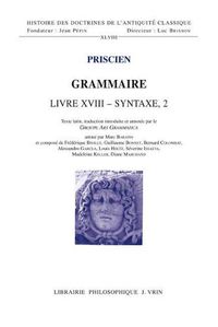 Cover image for Grammaire Livre XVIII: Syntaxe 2