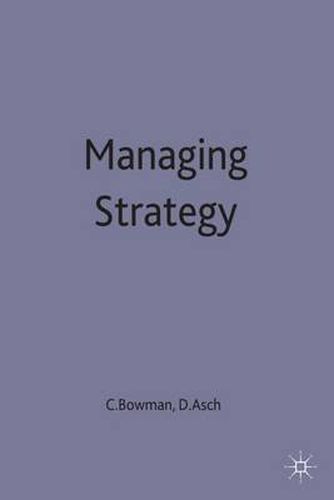 Cover image for Managing Strategy