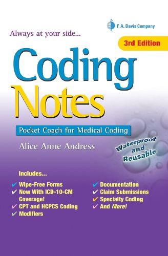 Cover image for Coding Notes, 3e Pocket Guide Medical Coding