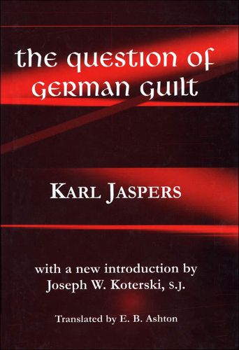 Cover image for The Question of German Guilt