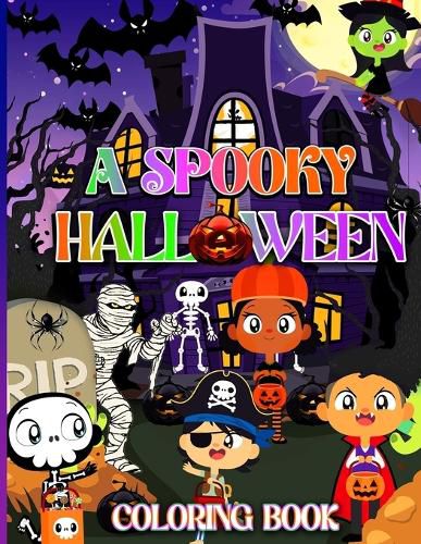 Cover image for A Spooky Halloween Coloring Book