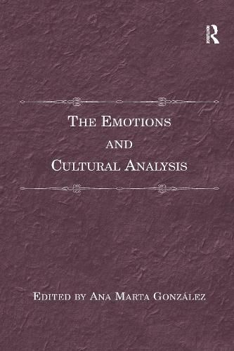 Cover image for The Emotions and Cultural Analysis