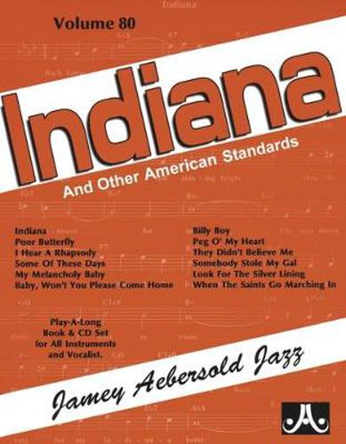 Indiana: Jazz Play-Along Vol.80