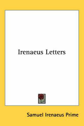 Cover image for Irenaeus Letters