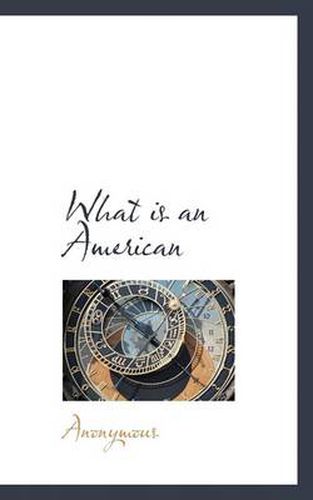 Cover image for What Is an American