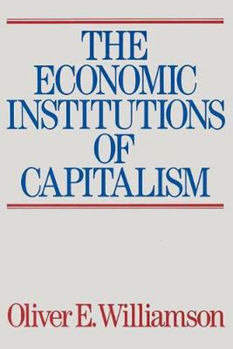 Cover image for The Economic Intstitutions of Capitalism