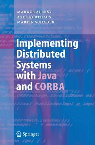 Cover image for Implementing Distributed Systems with Java and CORBA