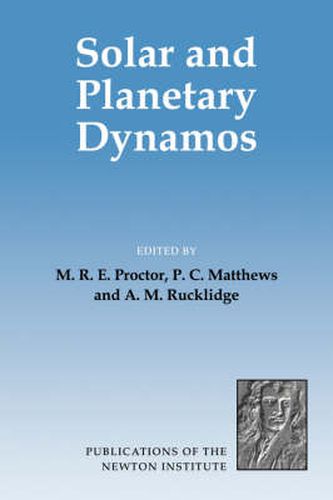 Cover image for Solar and Planetary Dynamos