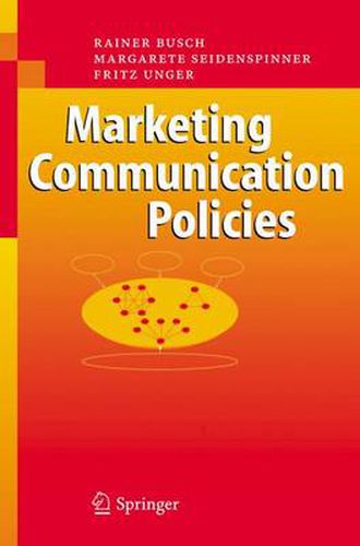 Cover image for Marketing Communication Policies