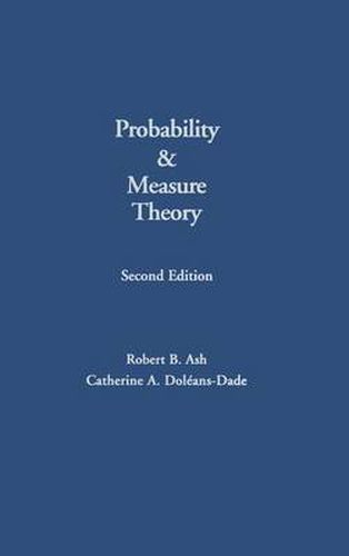 Cover image for Probability and Measure Theory