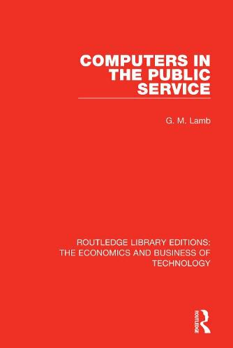 Cover image for Computers in the Public Service