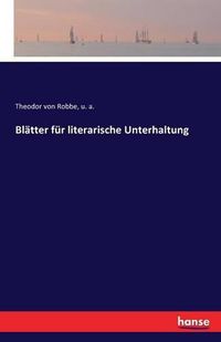 Cover image for Blatter fur literarische Unterhaltung