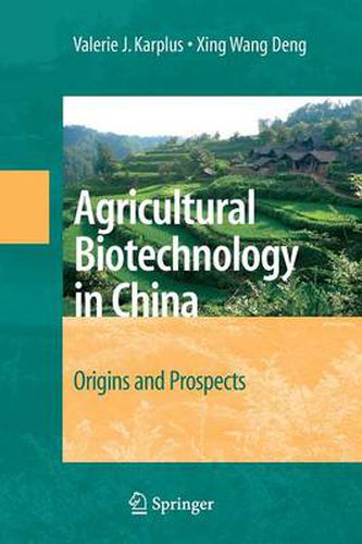 Cover image for Agricultural Biotechnology in China: Origins and Prospects