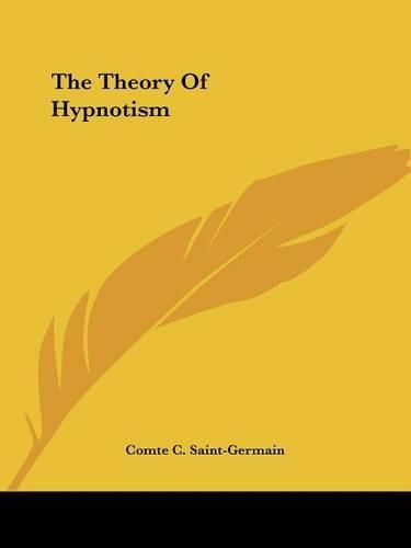 Cover image for The Theory of Hypnotism