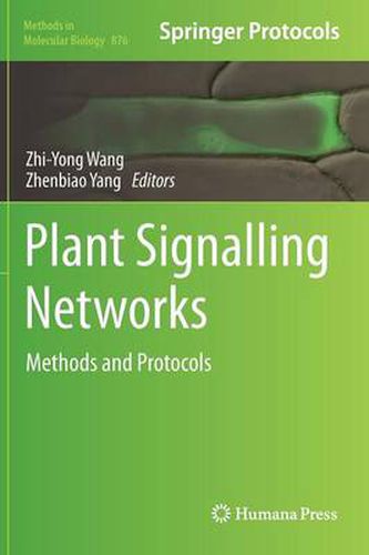 Cover image for Plant Signalling Networks: Methods and Protocols