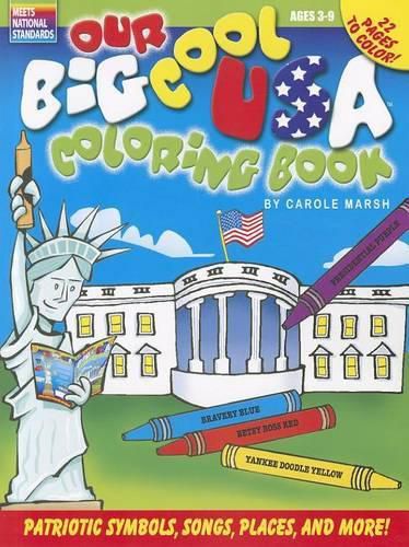 Cover image for Our Big Cool USA Coloring and Activity Book