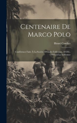 Cover image for Centenaire De Marco Polo