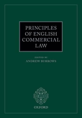 Cover image for Principles of English Commercial Law