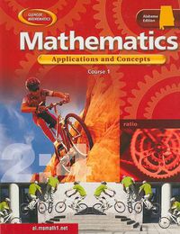 Cover image for Mathematics, Course 1, Alabama Edition: Applications and Concepts