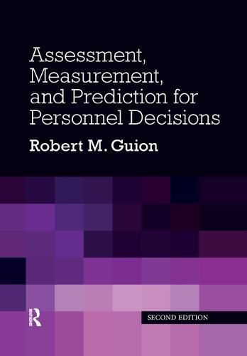 Cover image for Assessment, Measurement, and Prediction for Personnel Decisions