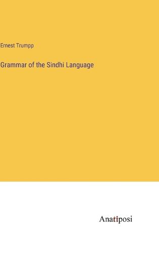 Cover image for Grammar of the Sindhi Language