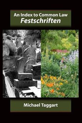 Cover image for An Index to Common Law Festschriften