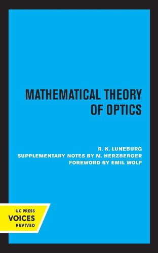 Cover image for Mathematical Theory of Optics