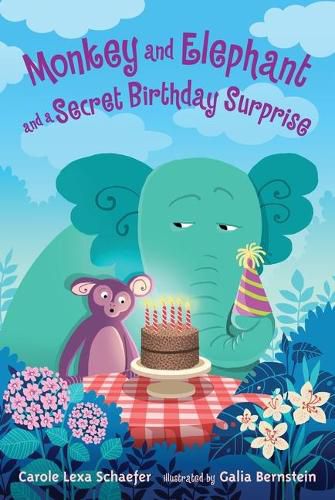 Cover image for Monkey and Elephant and a Secret Birthday Surprise