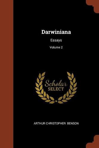 Cover image for Darwiniana: Essays; Volume 2