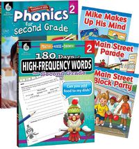 Cover image for Learn-At-Home: Phonics Practice Reading Grade 2 Bundle: 5-Book Set