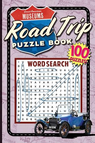 Cover image for The Great American Museums Road Trip Puzzle Book